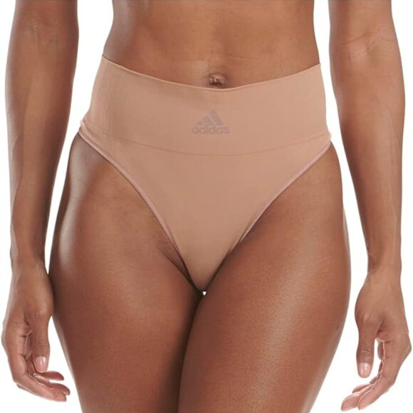 adidas Women's Micro-Stretch Seamless Thong Panties, Singles - Picture 1 of 4